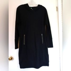 Dakini Hoodie Tunic Dress Black XS